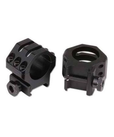 WEAVER 1-Inch Six Hole Tactical Extra High Rings (Matte Black)