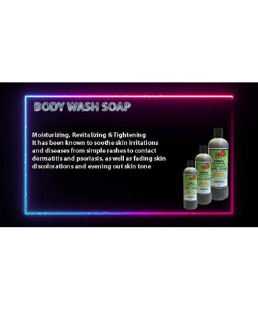 RA COSMETICS 100% Black Soap Body Wash - Mango Scent 13 Fl Oz | Natural Moisturizing International Shipping - Buy Online on GoSupps.com