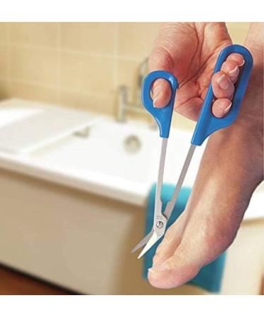 Homecraft Easi-Grip Chiropodist Scissors - Easy Grip Nail Scissors for Weak Grip, Arthritis, Elderly & Disabled - Buy Online on GoSupps.com