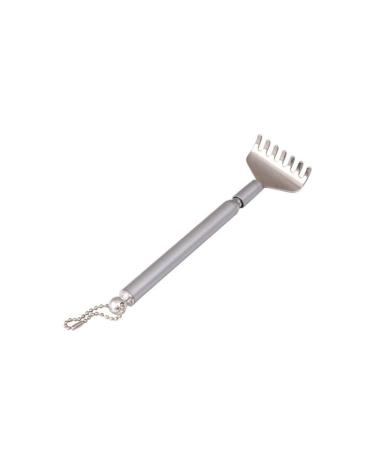 Fliyeong back scratches pull-out telescopic pocket scratches back bear claw telescopic handle eliminate back itching stainless steel-backscratcher