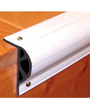 Taylor 413889 Dock Pro Commercial P Shaped Dock Edging - Lg Wht 10-Feet Str