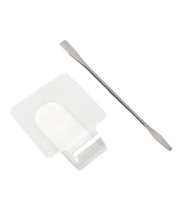 Buy Transparent Cosmetic Acrylic Mixing Palette & Spatula Set for Nail Art | Best Makeup Mixing Tools - Buy Online on GoSupps.com
