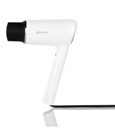 InStyler 7X Smart Professional Portable Dryer with Detangling Comb - 7X More Ions for Fast Drying Frizz Reduction & Health Hair - Includes Hands-Free Autopause & Tru Heat Tech For All Hair Types 7X Smart Dryer with Comb
