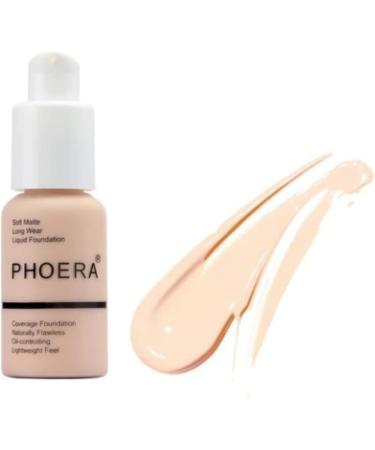 Matte Foundation Full Coverage 30ml Oil Control Flawless Face Foundation for Women & Girls Makeup Accessories Mature Skin Long Lasting Full Coverage Concealer Smooth Finish (104 BUFF BEIGE) 30.00 ml (Pack of 1) 104 BUFF BEIGE - Buy Online on GoSupps.com