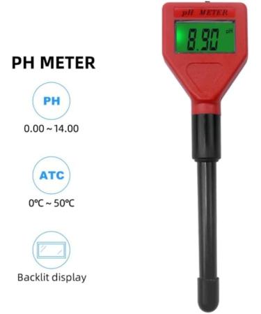 PH Meter Acidimeter Tester Experiment Measuring Water Quality Analyzer with Backlight for Aquarium Pool Water - Buy Online on GoSupps.com