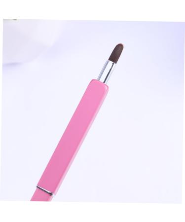 FRCOLOR Concealer double head Lip Gloss Applicator telescopic Makeup Brush makeup brush applicator with cover portable mini lipsticks travel makeup brush telescopic brush beauty tools medium Pink - Buy Online on GoSupps.com