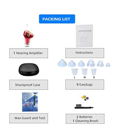 Mirasing J20 Noise-Cancelling Hearing Aid for Seniors - Elderly Assistance Mini Sound Amplifier - Buy Online on GoSupps.com