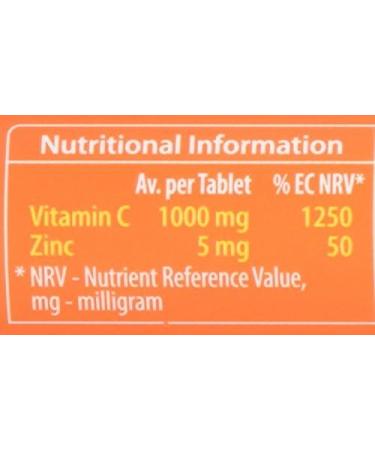 Vitabiotics Ultra Vitamin C Effervescent with Zinc - 20 Tablets | Immune Support Supplement - Buy Online on GoSupps.com