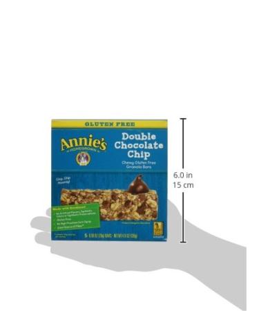 Annie's Gluten Free Chewy Granola Bars Double Chocolate Chip 4.9 oz - Pack of 12 - Buy Online on GoSupps.com