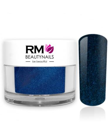 Acrylic Color Powder Blue Jeans Metallic Powder Nail Design Nails Fingernail RM Beautynails 1 Pack (1x 10g) Jeans Metallic 10g