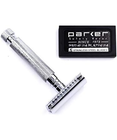 Parker Safety Razor 97R - Premium 120g Razor for a Close Comfortable Shave | Buy Internationally - Buy Online on GoSupps.com