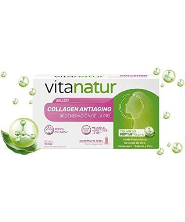 Vitanatur Collagen Antiaging 10 x 60ml - Buy Online on GoSupps.com