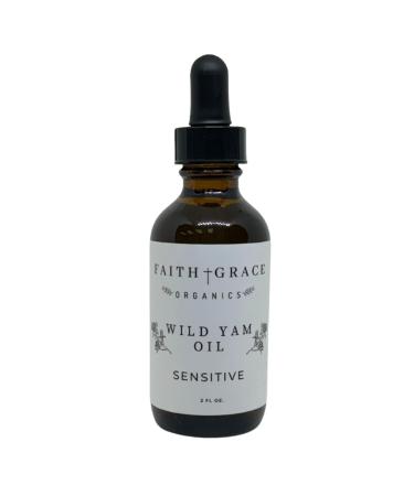FAITH AND GRACE ORGANICS WILD YAM OIL balancing for men and women for sensitive skin organic ingredients made in USA 4 FL Oz