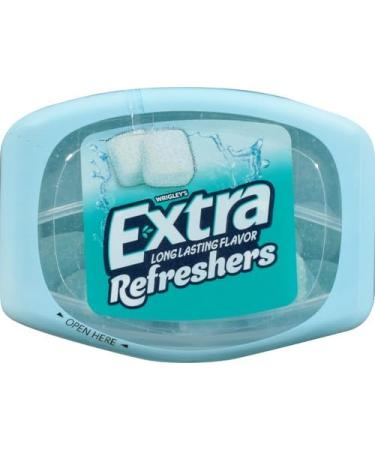 Wrigleys Extra Refreshers Polar Ice Sugar Free Chewing Gum 40 Piece Tub - Buy Online on GoSupps.com