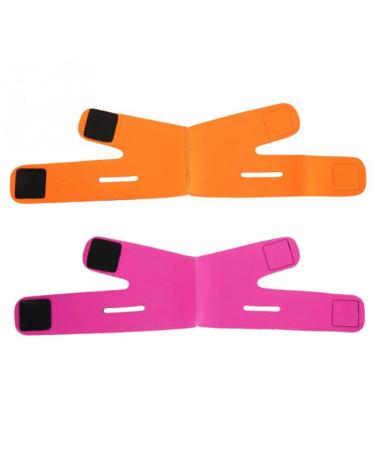 Face Slimming Strap & Mask - Double Chin Reducer for Women | Thin Neck Facelift | Rose Red - Buy Online on GoSupps.com