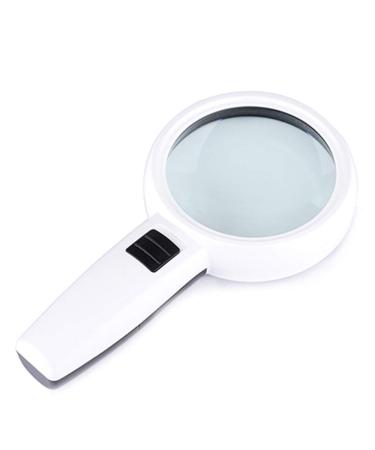 Glass Large Diameter High Magnification Glass 30 Times with Light HD Glass Elderly Children Reading Enlarged Mirror 200 * 110mm Made in China