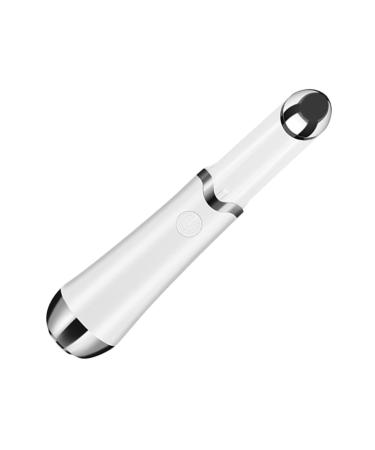 Beaupretty Massageur Oculaire lectrique pour Yeux Outil de Soin Anti- ge Usage Quotidien Blanc