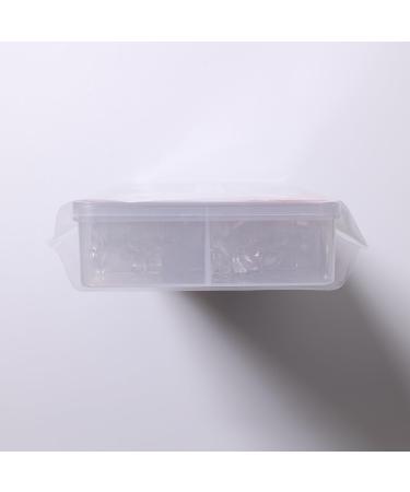 AIMeili 550 Pieces Clear Transparent False Toe Nails - Full Cover Artificial Toenail Tips with Storage Box - Buy Online on GoSupps.com