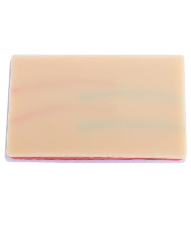 4 Pcs Venipuncture IV Injection Training Pad - Silicone Human Skin Suture Model with 4 Veins, 3 Skin Layers for Injection Practice - Buy Online on GoSupps.com