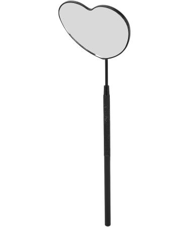 Detachable Heart Shape Lash Mirror | Knurled Handle | 45 Angle Design Hand Mirror for Extensions, Makeup Application - Buy Online on GoSupps.com