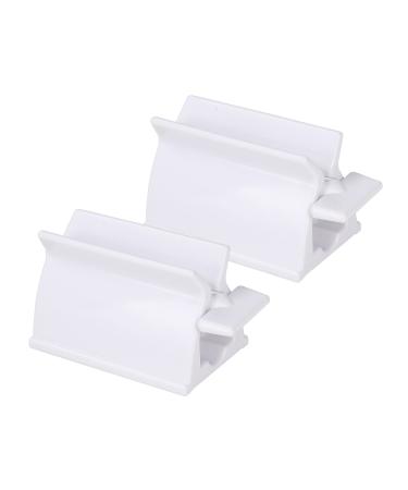 LONGFITE Toothpaste Squeezer Roller and Dispenser Large Stand Holder Multipurpose for Tube Items 2 Pack
