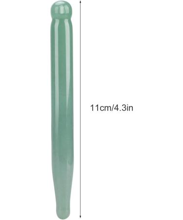 Crystal Gua Sha Massage Stick - Premium Green Massage Stone for Relaxation & Health Benefits - Buy Online on GoSupps.com
