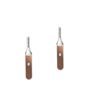 Mipcase 2pcs Eyelash Curler Heated Eye Lashes Curler Lashes Tool Heating Lash Curler Eyelash Holder Electric Heated Lash Curler Abs Beauty Tools Electric Heating Miss White