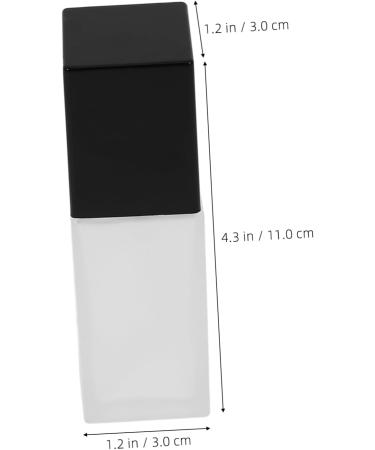 FOMIYES Frosted Glass 3pcs Liquid Foundation Bottle Cream Foundation Makeup Foundations Bottle Leakproof Foundation Bottle - Buy Online on GoSupps.com