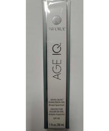 Age IQ Invisi-Bloc Sunscreen Gel Broad Spectrum Spf 40 1 fl.oz