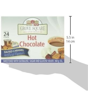 Grove Square Hot Chocolate Mix Salted Caramel 24 Single Serve Cups 24 Count (Pack of 1) - Buy Online on GoSupps.com