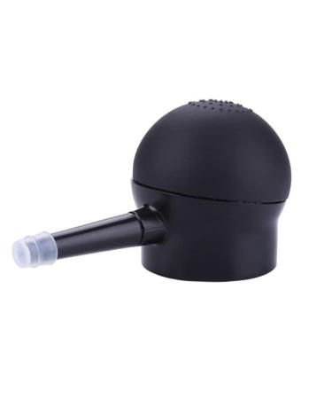 FOYTOKI 3 Pcs Silicone Nozzle Hair Fiber Spray Hair Fiber Pump Shaper Hairspray Spray Tool Black Plastic Abs