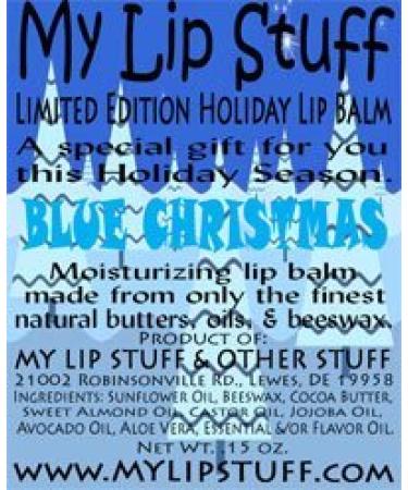 My Lip Stuff-Blue Christmas (Maple & Brown Sugar Flavor) Limited Edition Holiday Lip Balm