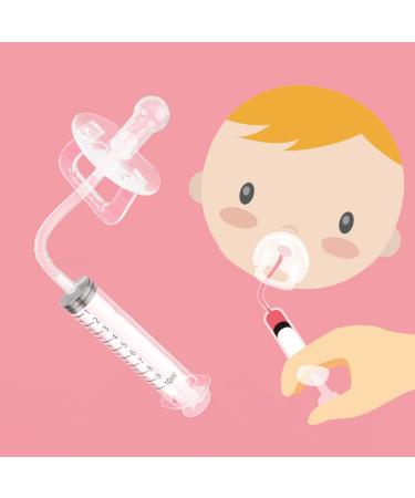 Transparent Pacifier Silicone Smart Medicine Dispenser | Baby Medicine Feeder | Innovative Syringe Design for Easy Medication Administering - Buy Online on GoSupps.com