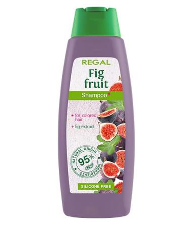 Rosa Impex Shampoo with 95% natural extracts "Regal - Fig" 400ml For colored hair