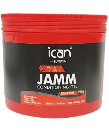 ican london Jamm Conditioning Gel Extra Firm Hold With Olive Oil 500ml