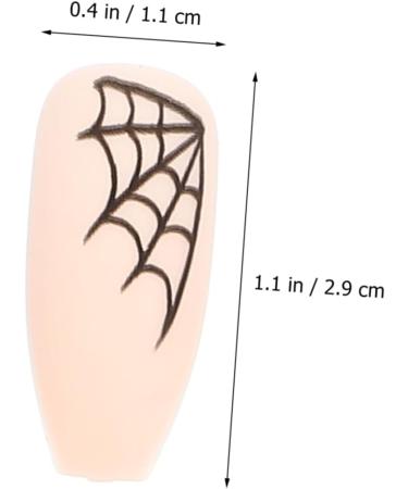 5 Sets Halloween Fake Nails Manicure False Nail Manicure Patch Fake Nails Tips Press on Nails Artificial Nail Women Fake Nail Detachable Fake Nail Women Nails DIY Nail Stickers Abs Healvian - Buy Online on GoSupps.com