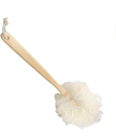 Long Handled Spa Shower Body Brush | Loofah Back Scrubber for Skin Exfoliation - Buy Online on GoSupps.com