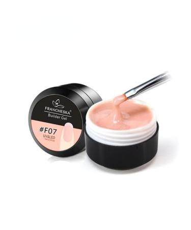 15ml Jelly Nail Extension Gel Pink Clear Pink White Quick Building Sock Off UV LED Phototherapy Varnish Gel Nail Polish - (Color: 7)