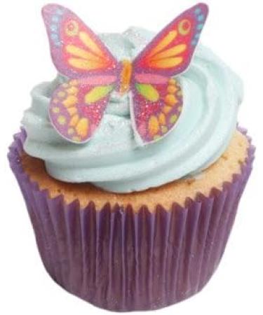 24 Beautiful Wafer Butterflies- Edible Unique & Gorgeous! - Buy Online on GoSupps.com