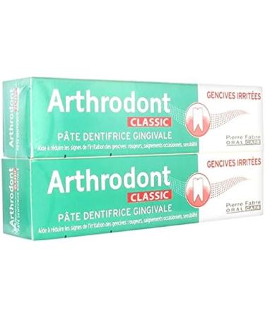 Pate Dentifrice Soothing 2x75ml - Classic Relief for Irritated Gums | Arthrodont - International Shipping Available - Buy Online on GoSupps.com