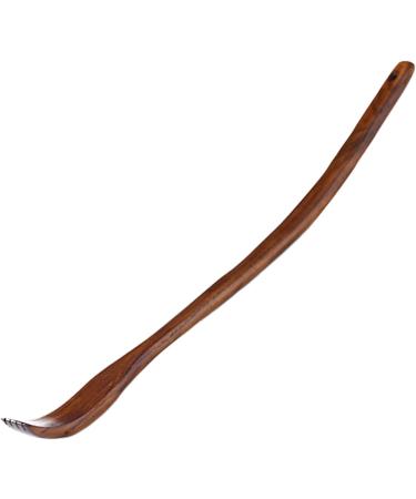 KisbeiBiBi Wooden Back Scratcher - Extended Curved Handle Anti-Itching Gentle for Skin 17.72 x 1.18 inches - Perfect for Men & Women - Buy Online on GoSupps.com