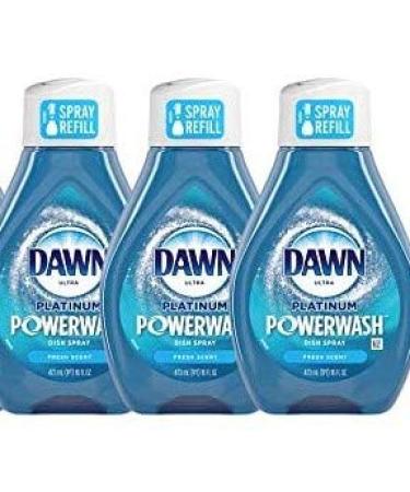 Dawn Powerwash Fresh Dish Spray, Liquid Dish Soap Refill, 16 Fl Oz