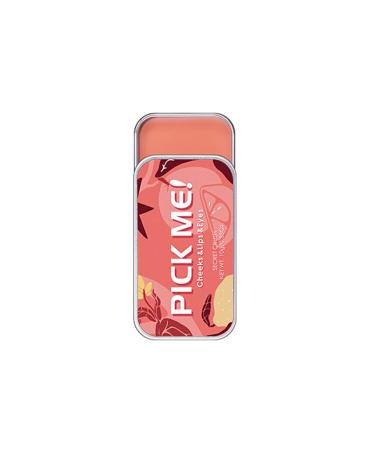 miduoidn 10g Matte Blush Long Lasting Make Up Natural 3 in 1 Blusher Eyeshadow Lipstick Pocket Eyes Lips Cosmetics Accessories Type 2
