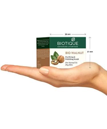 Biotique Walnut Purifying and Polishing Scrub for Normal to Dry Skin - Buy Online on GoSupps.com