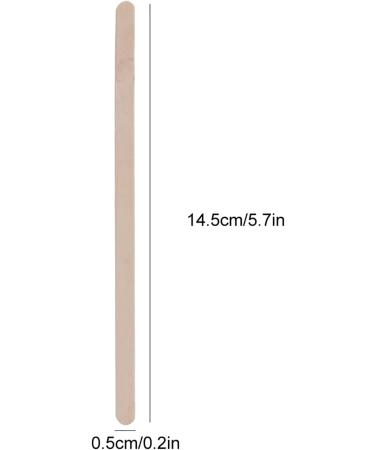 100pcs Disposable Wooden Waxing Sticks for Hair Removal - Body & Eyebrow Wax Applicator Spatulas - Buy Online on GoSupps.com