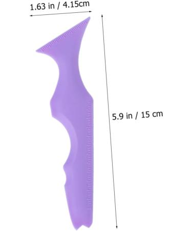 DRESSOOS Eyelash Tool 2pcs Silicone Beauty Ruler Eyeshadow Eyebrow Stencils Aid Eyeliner Guide Aid Eyeliner Brush Bevel - Buy Online on GoSupps.com