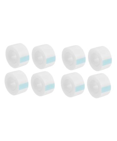 Didiseaon White Tape 8 Rolls Medical Tape Lash Book Organizer Double Eyelid Stickers Adhesive Tape Girl Beauty Stickers 914x2.5cmx2pcs Whitex2pcs