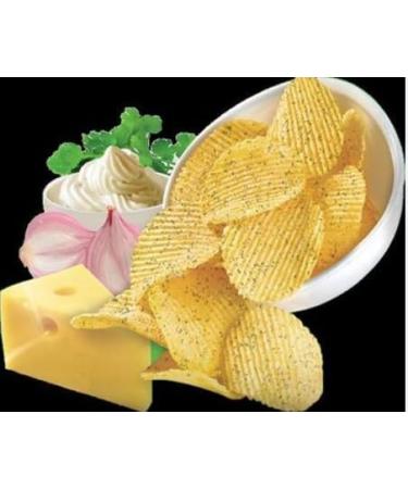 Lay's Crispy Wavy Chips and Snacks (Lay's American Style Cream & Onion Pack Of 4) Perfect for Snacking Delicious Tasty And Twisty Treat Gift Hamper Sold By Kidzbuzz - Buy Online on GoSupps.com