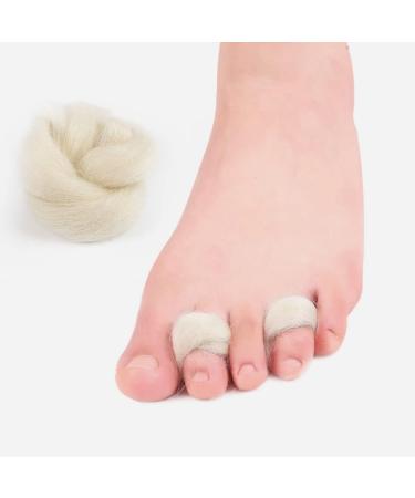 Healeved 6Pcs Lambs Wool Toe Separators - Soft Toe Spacers for Bunion Relief and Toe Alignment - Buy Online on GoSupps.com