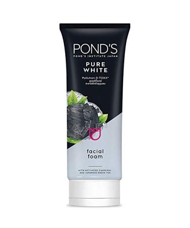 Pond's Ponds Pure White Deep Cleansing Clarifying Facial Foam 100g 50g